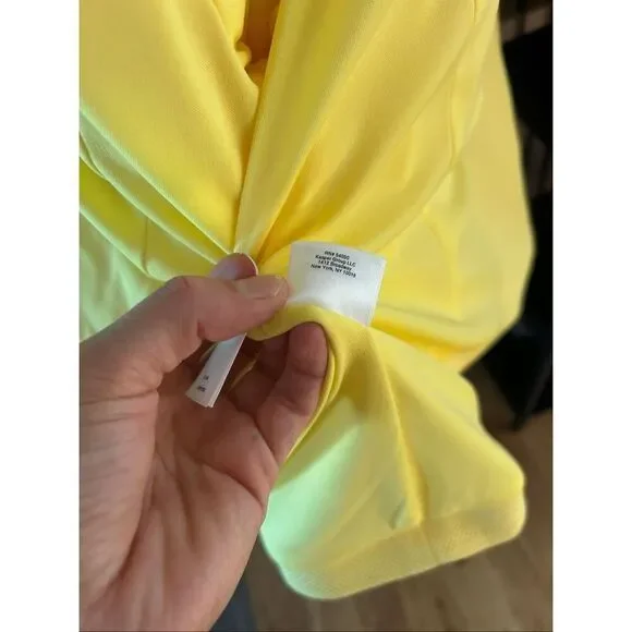 Kasper night yellow jacket blazer size 18W work attire work outfit NWT